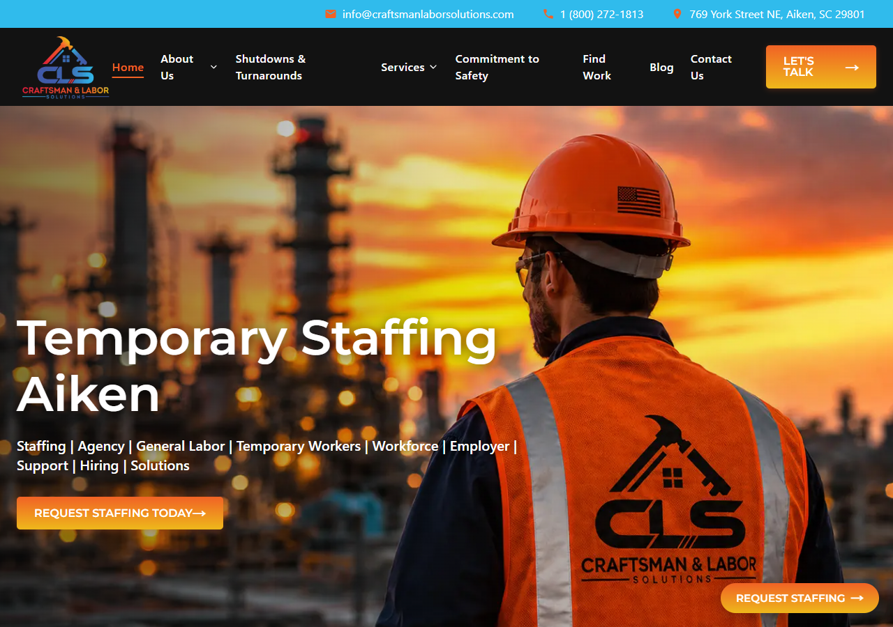Craftsman & Labor Solutions homepage