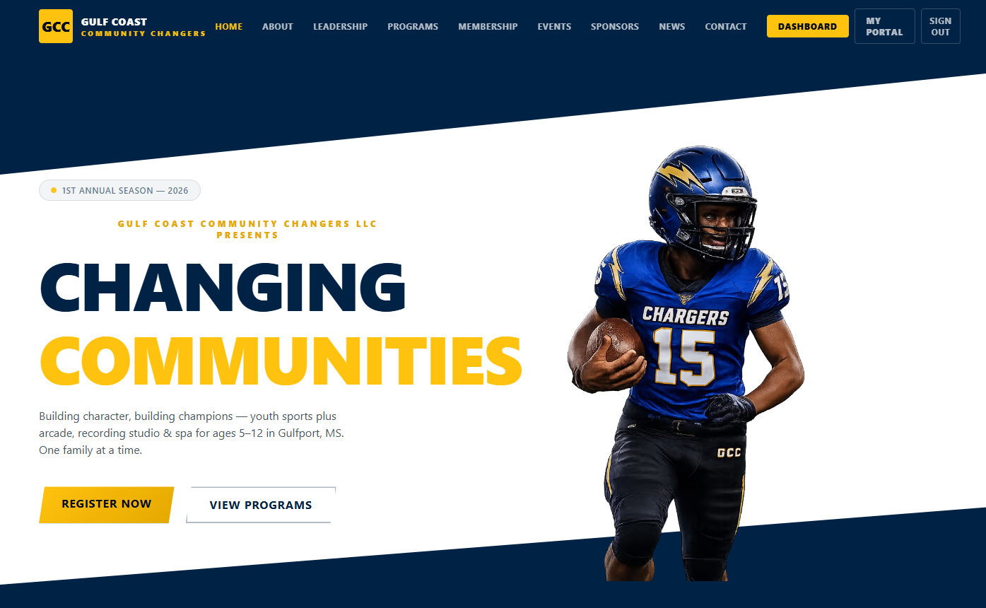 Gulf Coast Community Changers hero banner
